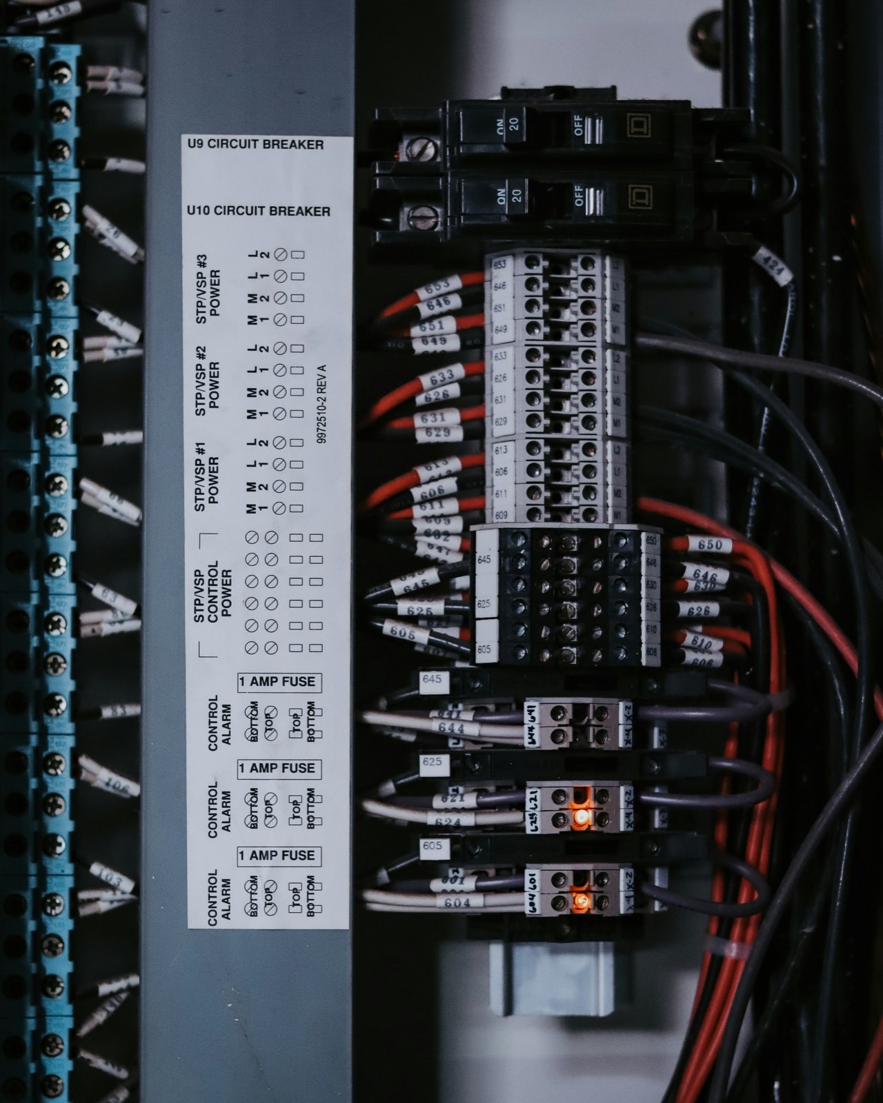 Industrial power control cabinet